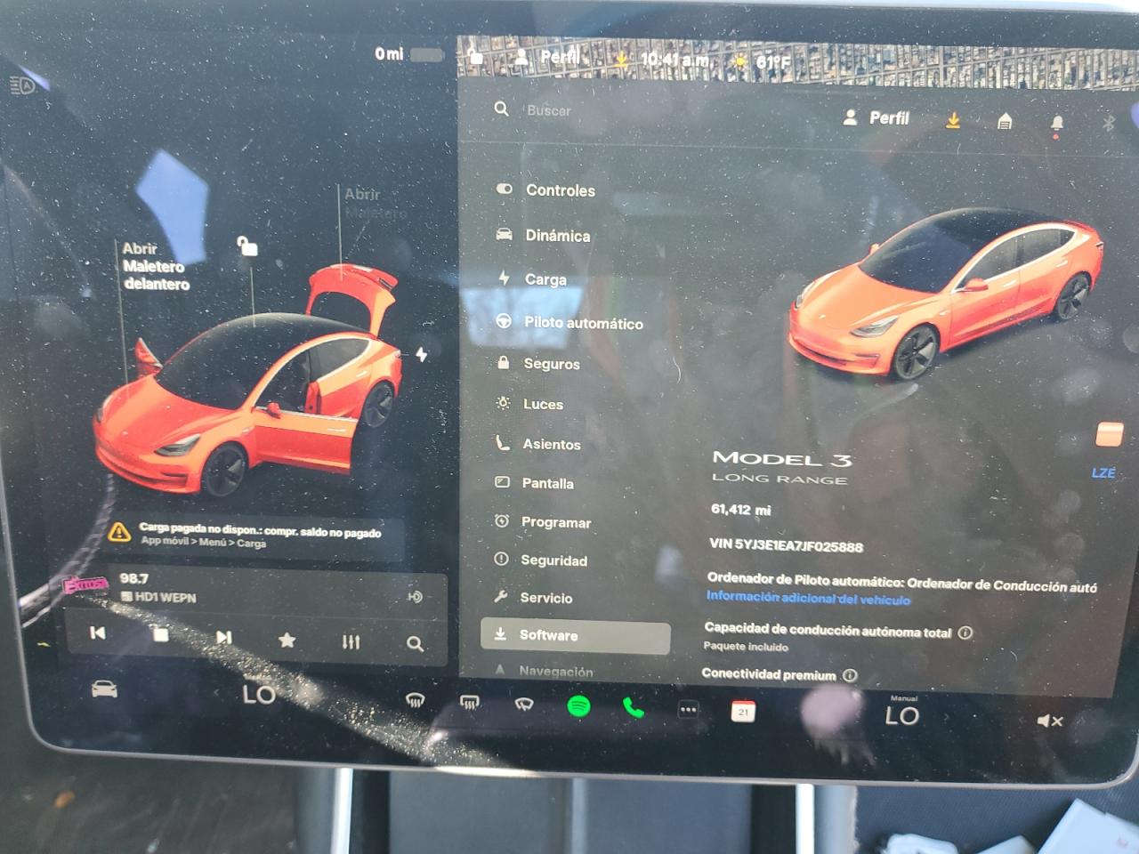 2018 Tesla Model 3 VIN: 5YJ3E1EA7JF025888 Lot: 82607535