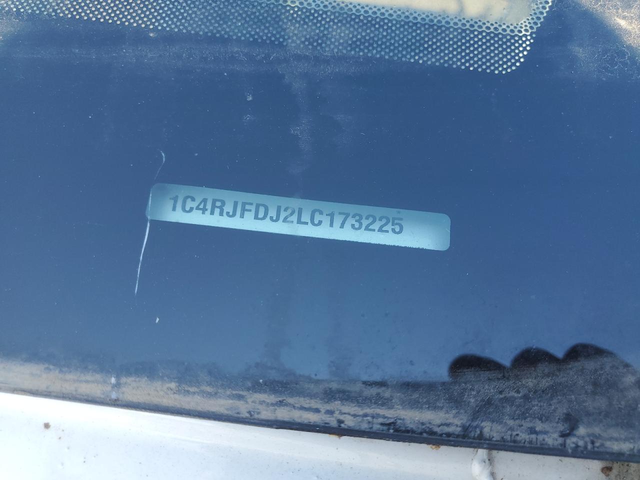 2020 Jeep Grand Cherokee Srt-8 VIN: 1C4RJFDJ2LC173225 Lot: 85318685