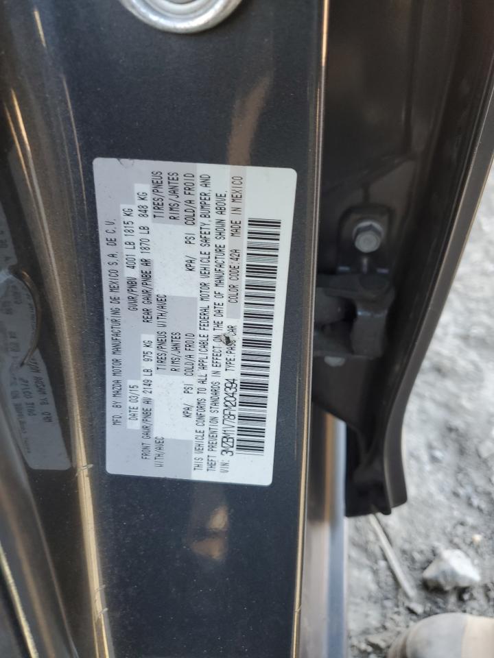 2015 Mazda 3 Touring VIN: 3MZBM1V78FM204394 Lot: 86832965