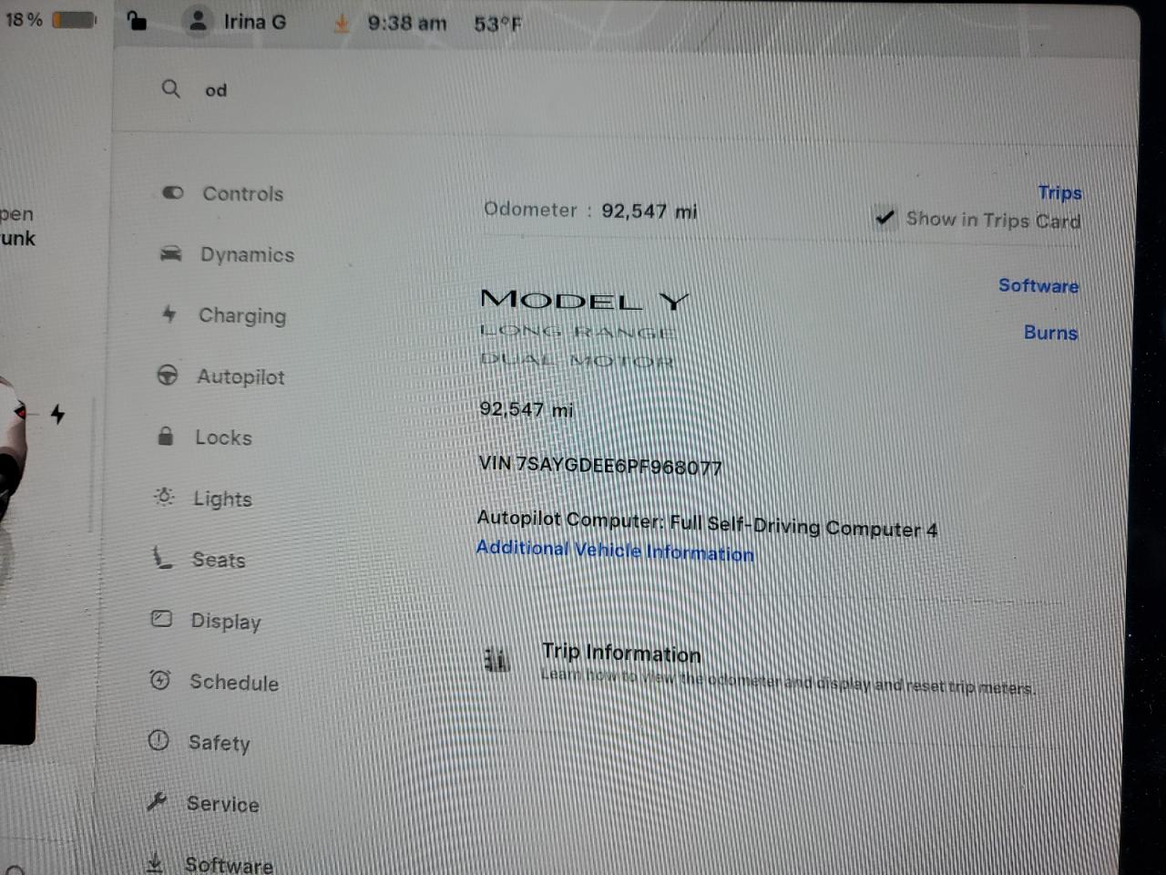 2023 Tesla Model Y VIN: 7SAYGDEE6PF968077 Lot: 87462505