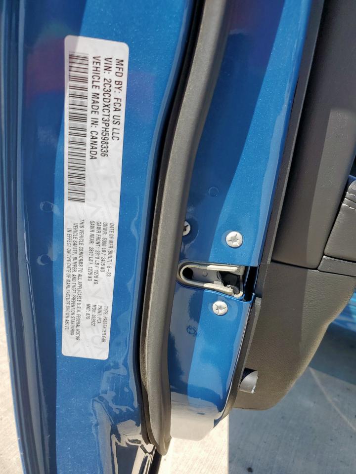 2023 Dodge Charger R/T VIN: 2C3CDXCT3PH598336 Lot: 85006745