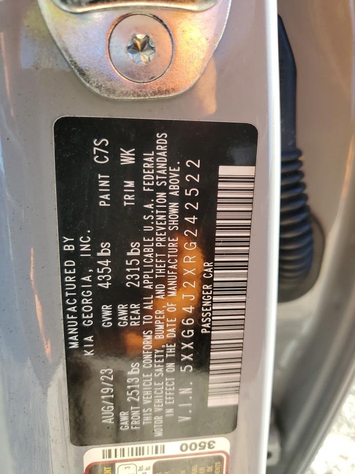 2024 Kia K5 Gt Line VIN: 5XXG64J2XRG242522 Lot: 86331235