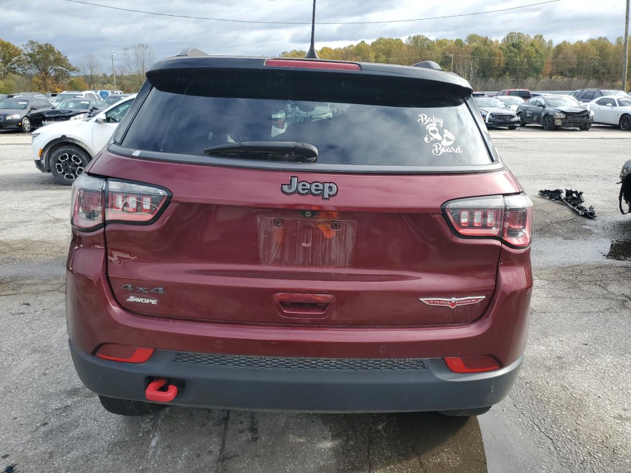 2021 Jeep Compass Trailhawk VIN: 3C4NJDDB2MT590636 Lot: 90803885