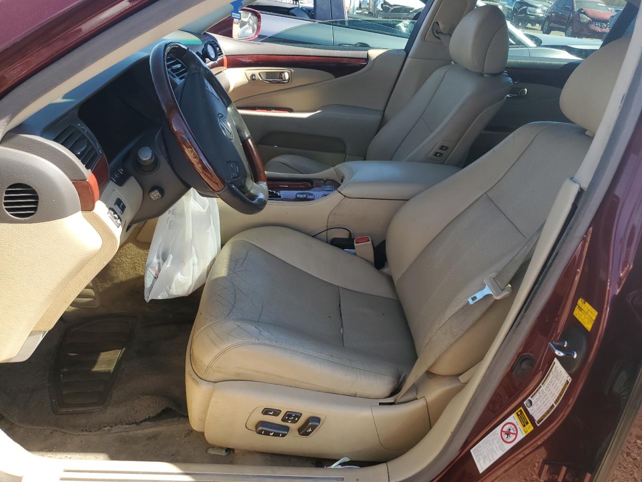 2007 Lexus Ls 460 VIN: JTHBL46F17504317 Lot: 85320775