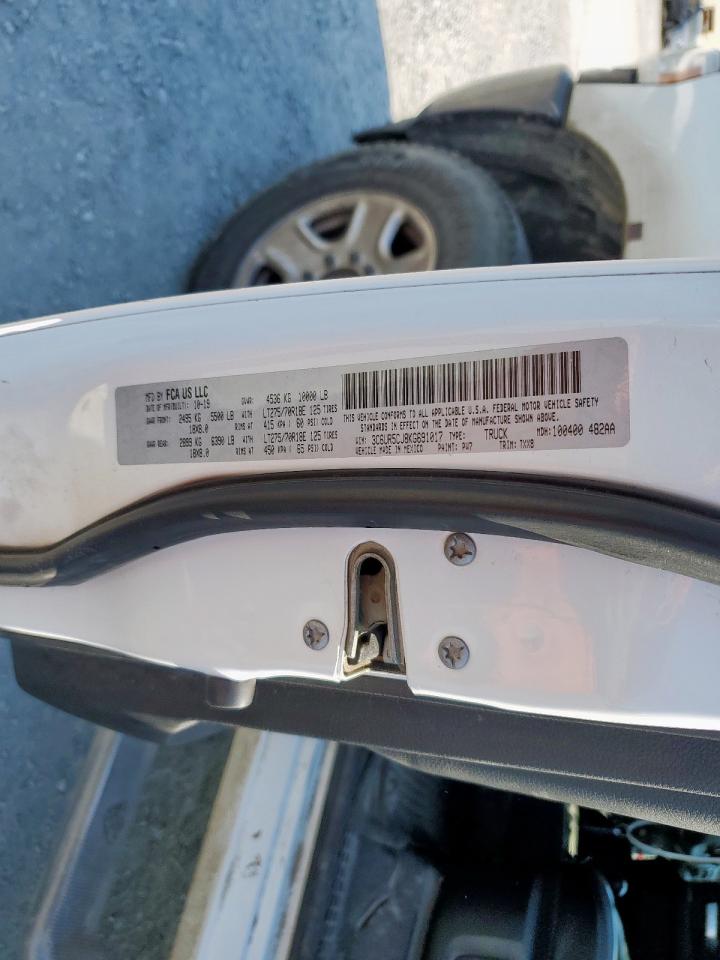 2019 Ram 2500 Tradesman VIN: 3C6UR5CJ8KG691017 Lot: 85310365