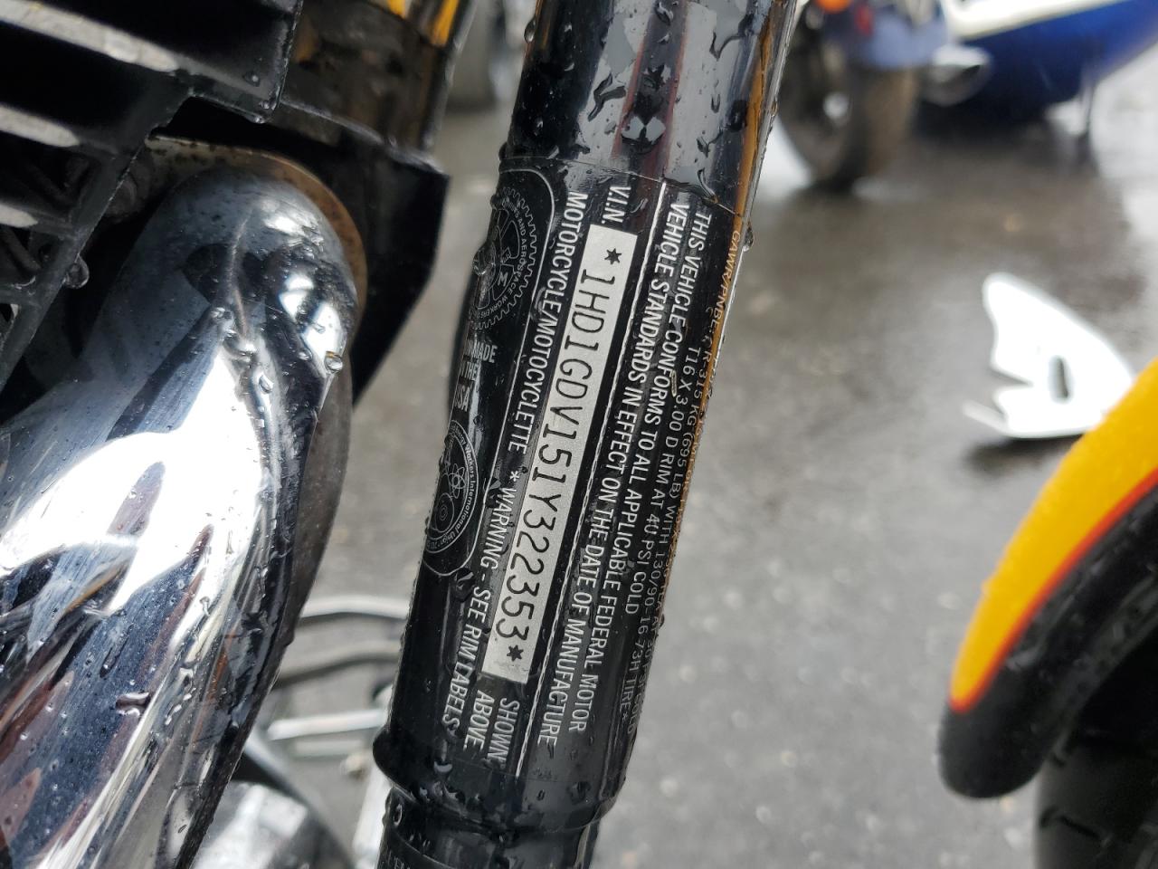 2001 Harley-Davidson Fxdl VIN: 1HD1GDV151Y322353 Lot: 85903275