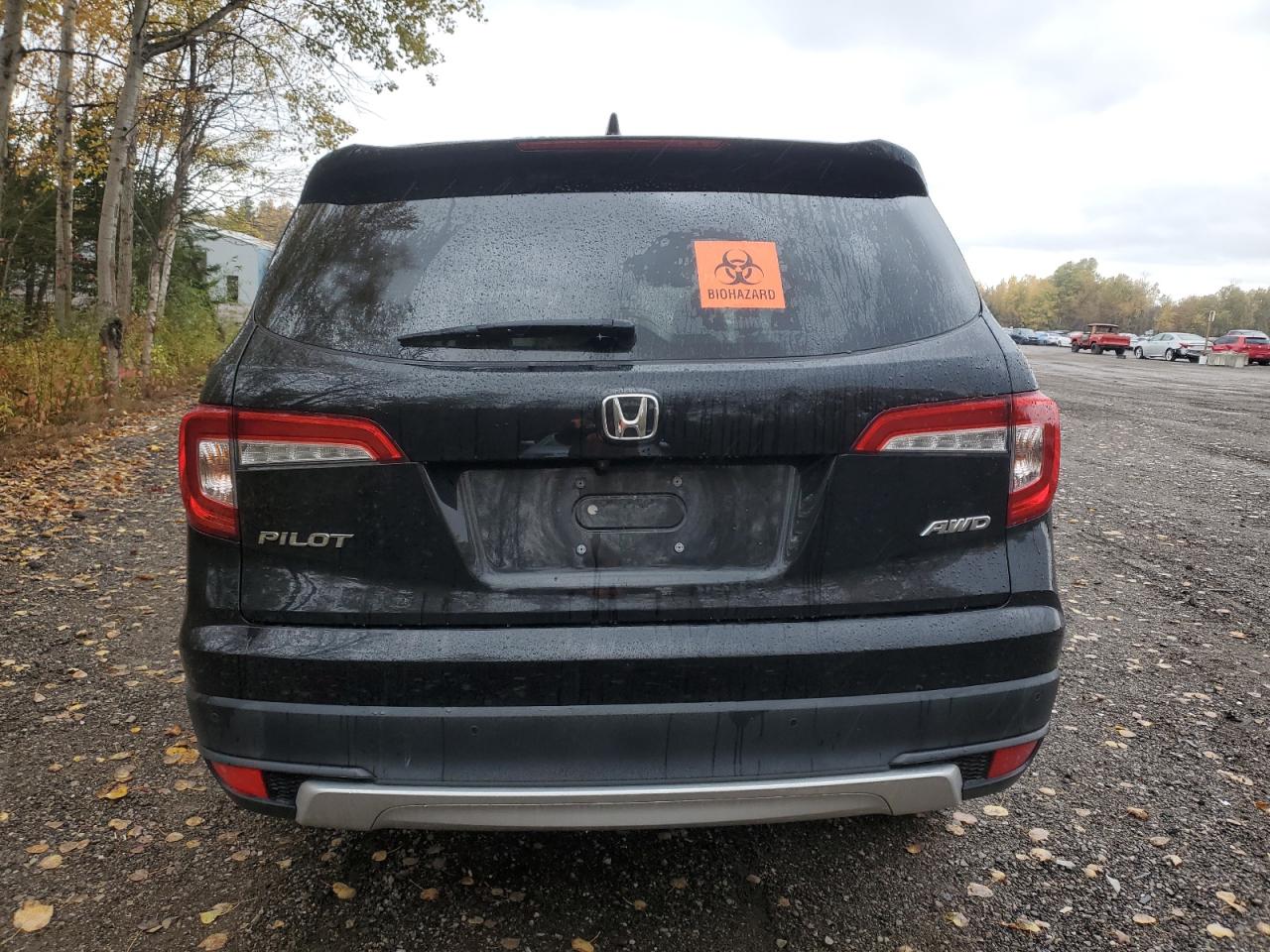 2021 Honda Pilot Black VIN: 5FNYF6H71MB502738 Lot: 86980635
