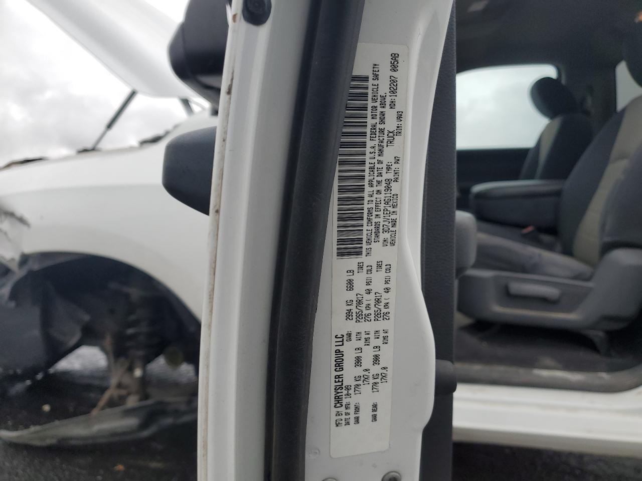 2010 Dodge Ram 1500 VIN: 3D7JV1EP1AG119048 Lot: 83961205