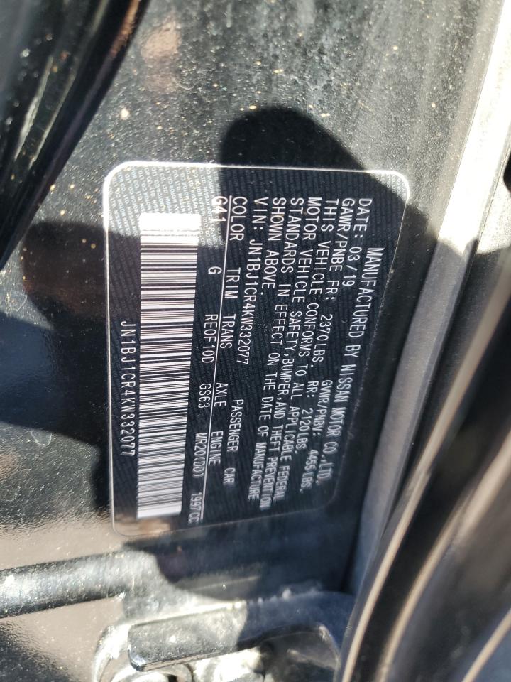 2019 Nissan Rogue Sport S VIN: JN1BJ1CR4KW332077 Lot: 84256155