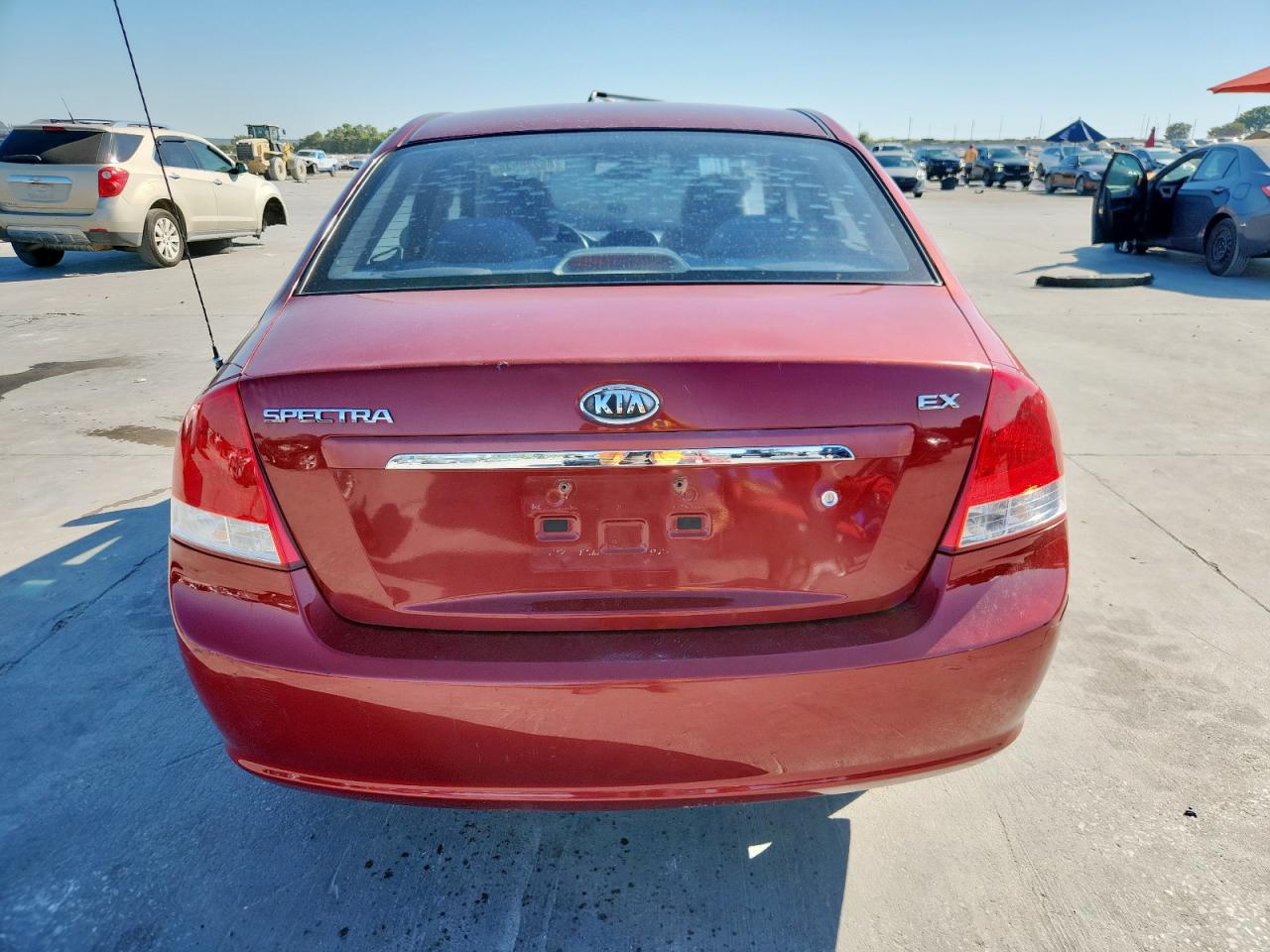 2008 Kia Spectra Ex VIN: KNAFE121085555498 Lot: 86230945