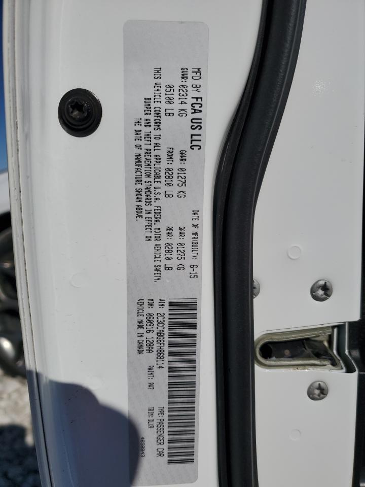 2015 Chrysler 300 S VIN: 2C3CCABG6FH868114 Lot: 86140525