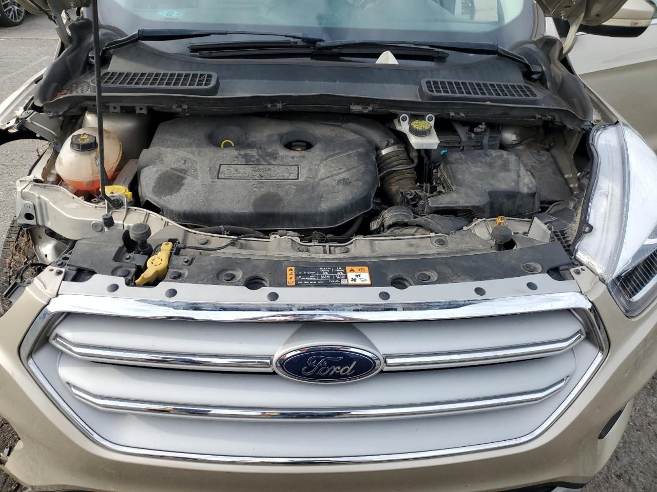 2017 Ford Escape Titanium VIN: 1FMCU0J98HUE89925 Lot: 85549415