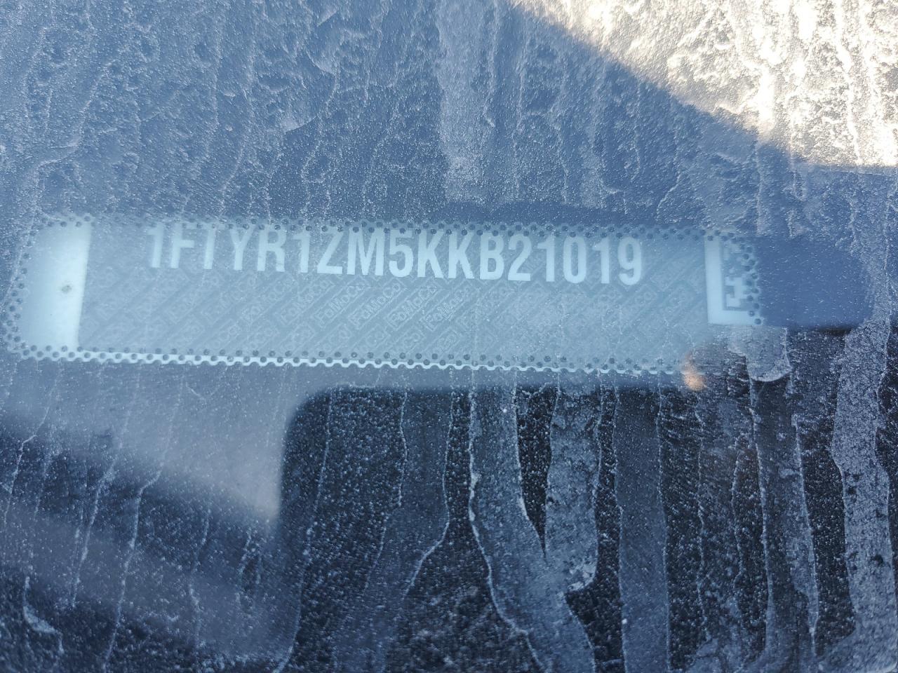 2019 Ford Transit T-250 VIN: 1FTYR1ZM5KKB21019 Lot: 84948875