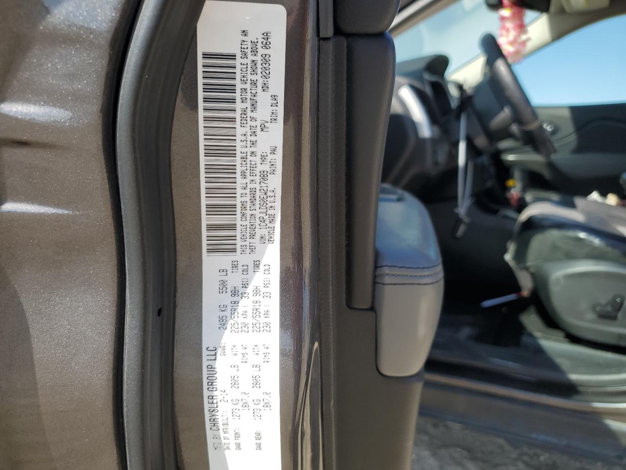 2014 Jeep Cherokee Limited VIN: 1C4PJLDS0EW217089 Lot: 82721925