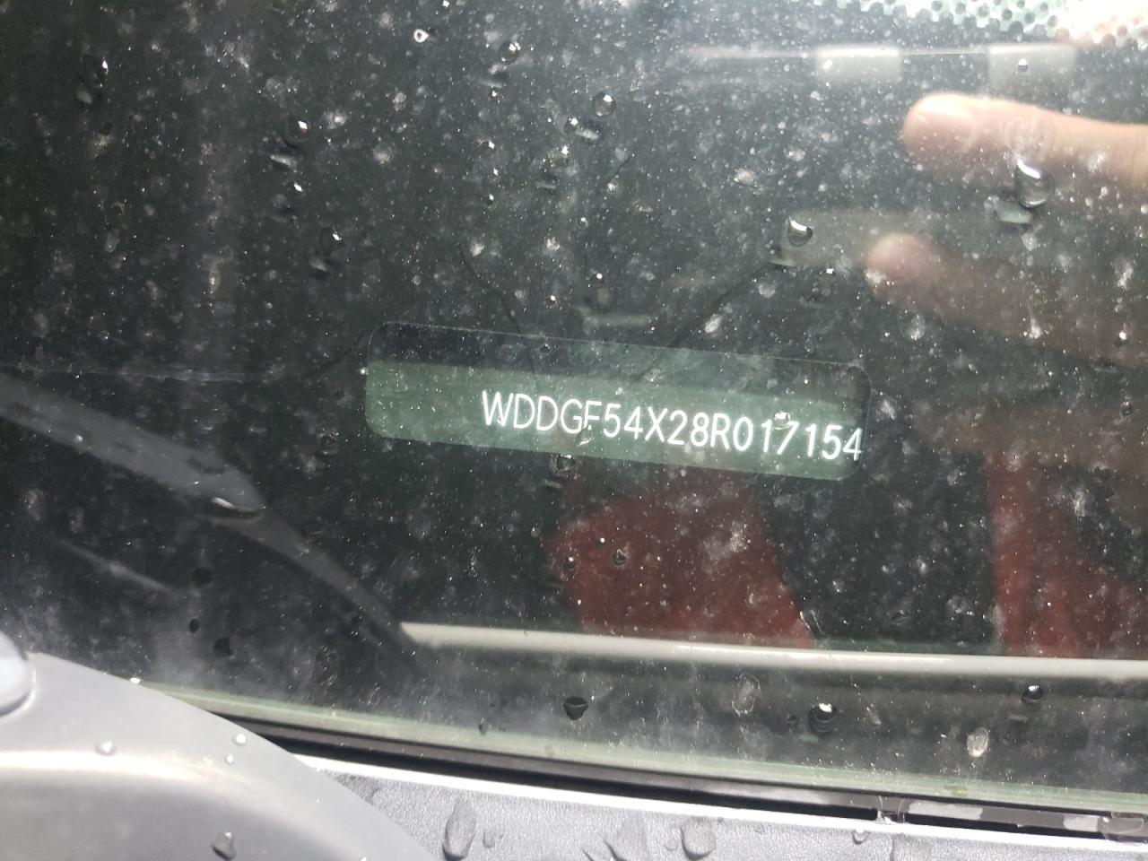 2008 Mercedes-Benz C 300 VIN: WDDGF54X28R017154 Lot: 86542125