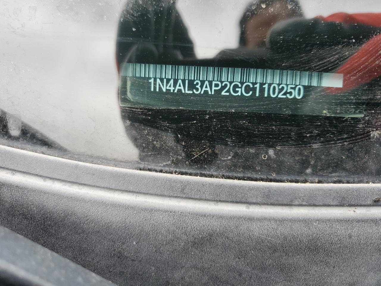 2016 Nissan Altima 2.5 VIN: 1N4AL3AP2GC110250 Lot: 86253245