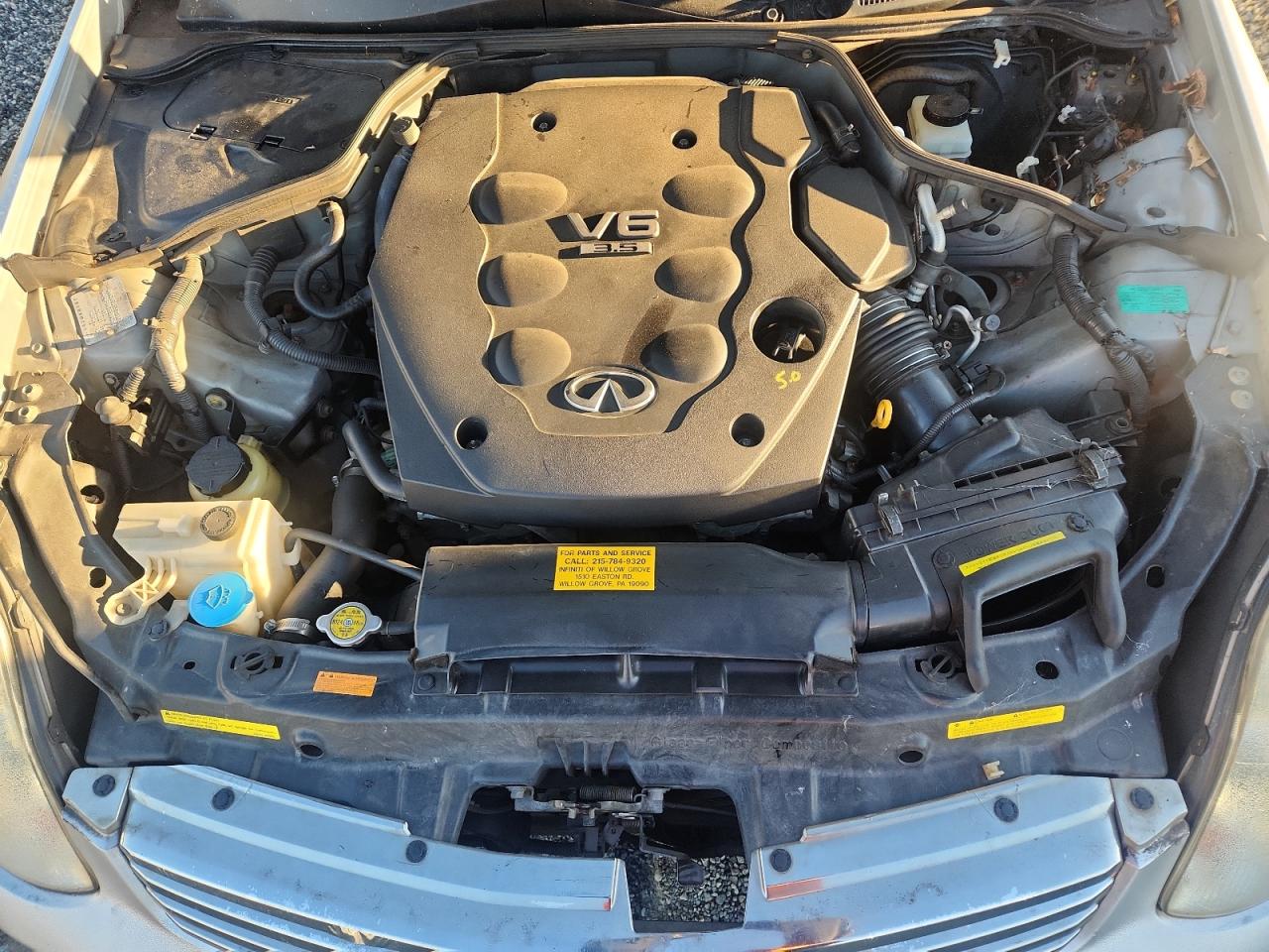 2003 Infiniti G35 VIN: JNKCV51E33M333312 Lot: 84893835