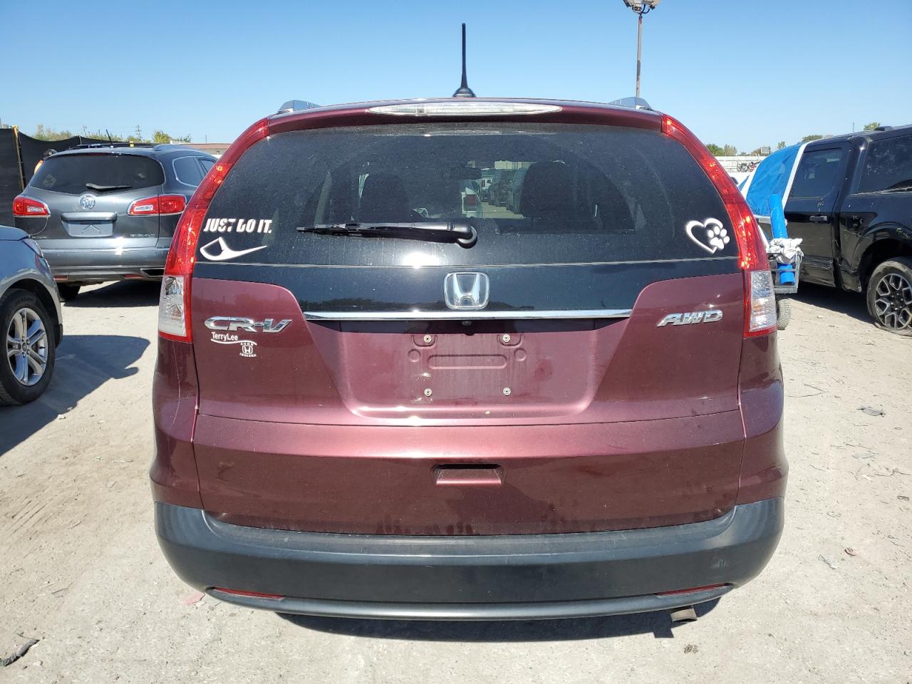 2012 Honda Cr-V Exl VIN: 5J6RM4H79CL055404 Lot: 82484065