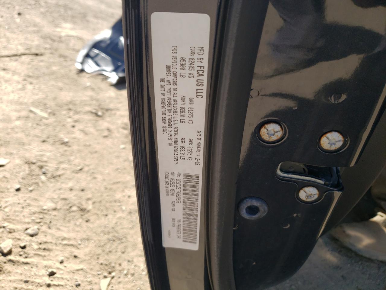 2019 Dodge Challenger R/T VIN: 2C3CDZBT7KH620859 Lot: 81975785