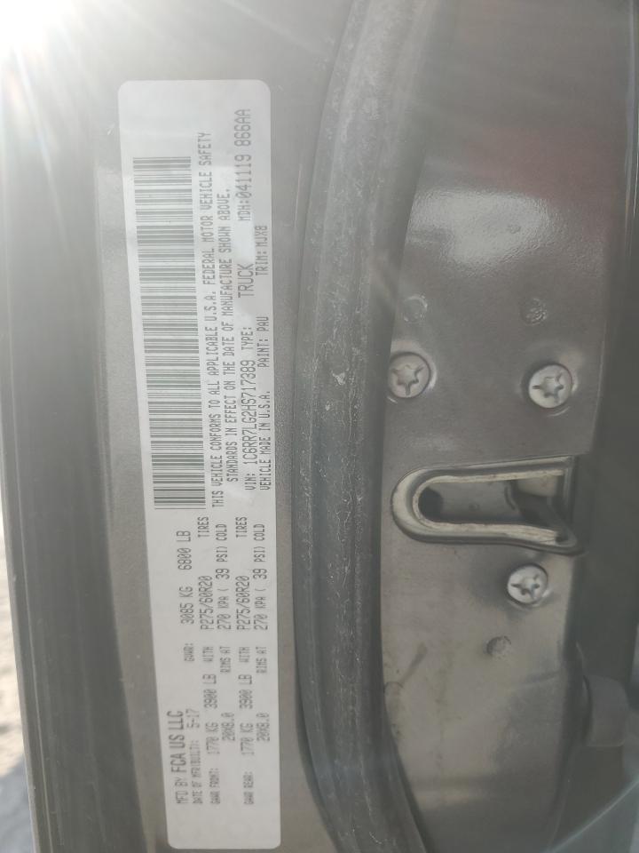 2017 Ram 1500 Slt VIN: 1C6RR7LG2HS717389 Lot: 89687655