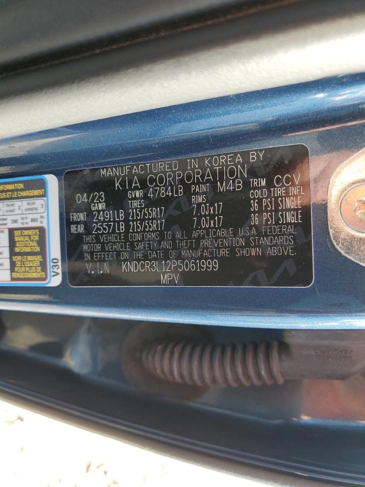 2023 Kia Niro Wind VIN: KNDCR3L12P5061999 Lot: 86160725