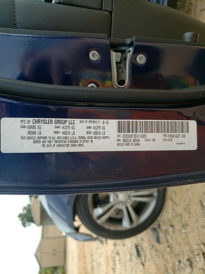 2014 Dodge Charger VIN: 2C3CDXDT2EH116323 Lot: 82413575