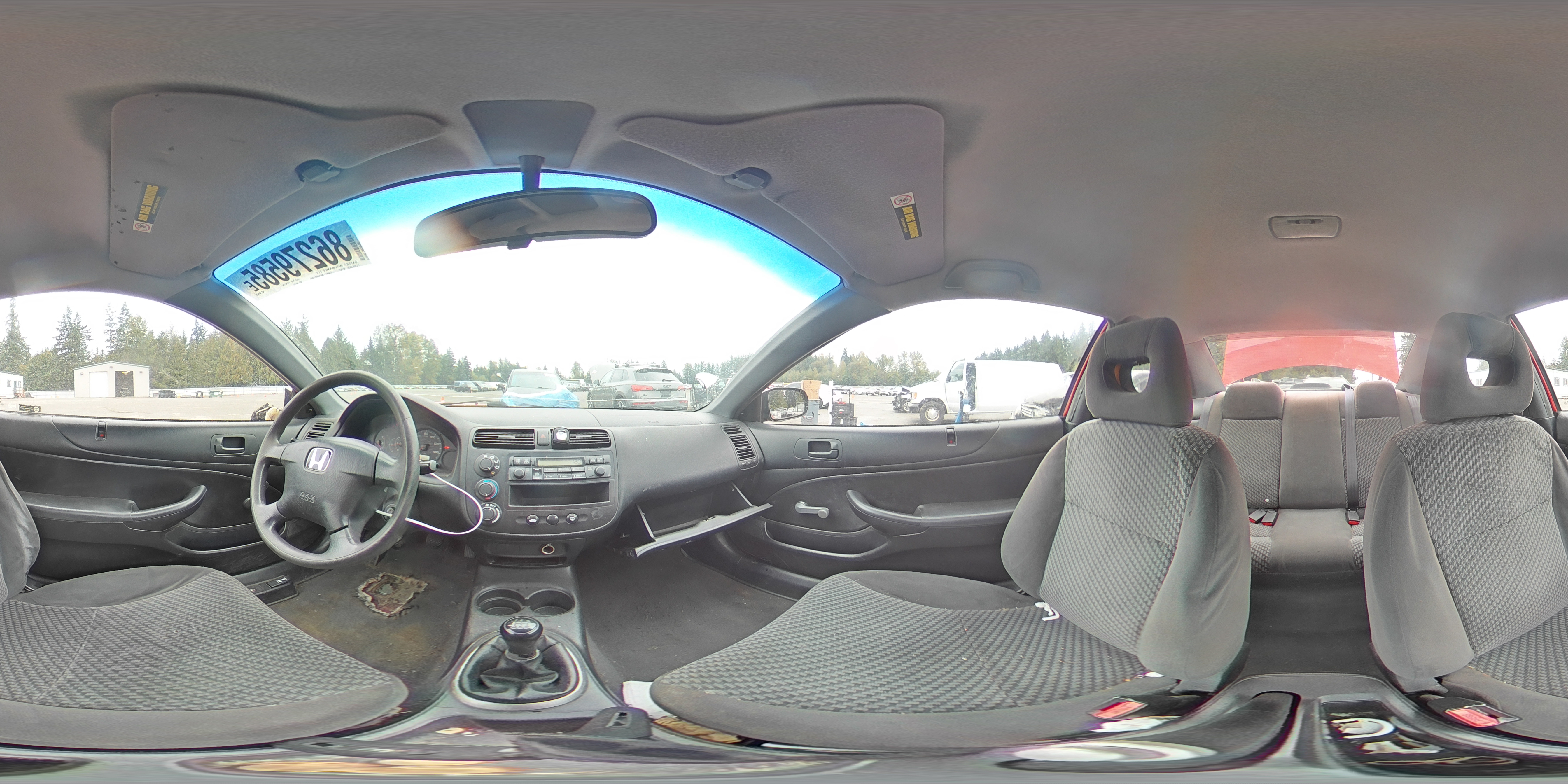 2001 Honda Civic Dx VIN: 1HGEM21251L547112 Lot: 86279585