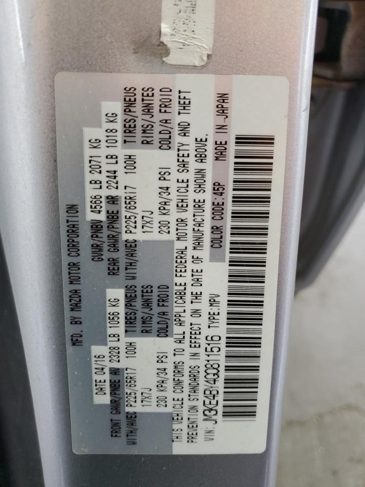 2016 Mazda Cx-5 Sport VIN: JM3KE4BY4G0811516 Lot: 85186625