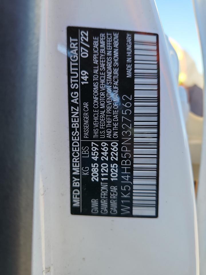 2023 Mercedes-Benz Cla 250 4Matic VIN: W1K5J4HB5PN327562 Lot: 90541695