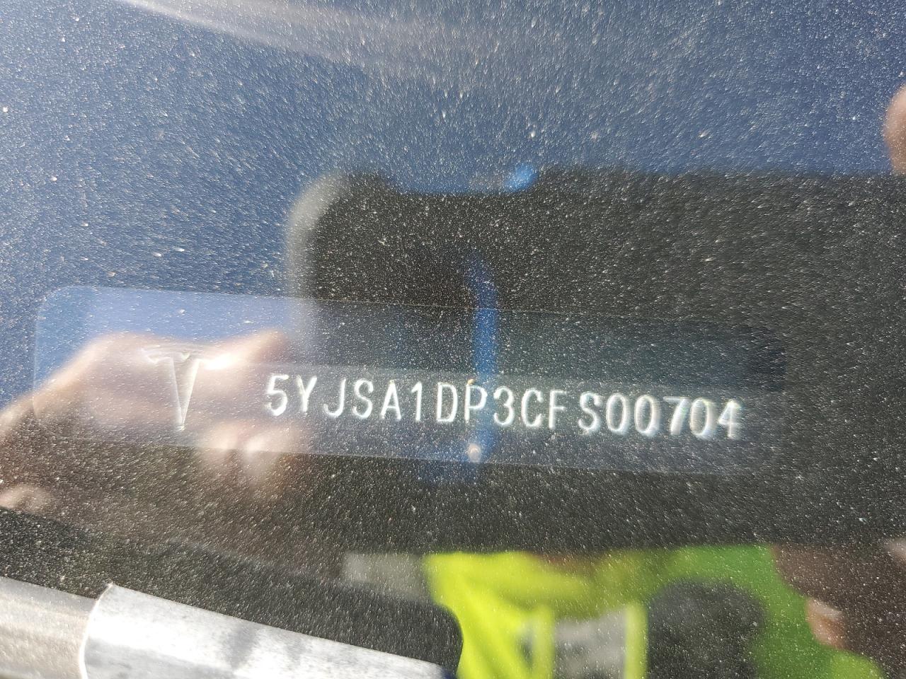 2012 Tesla Model S VIN: 5YJSA1DP3CFS00704 Lot: 82187895