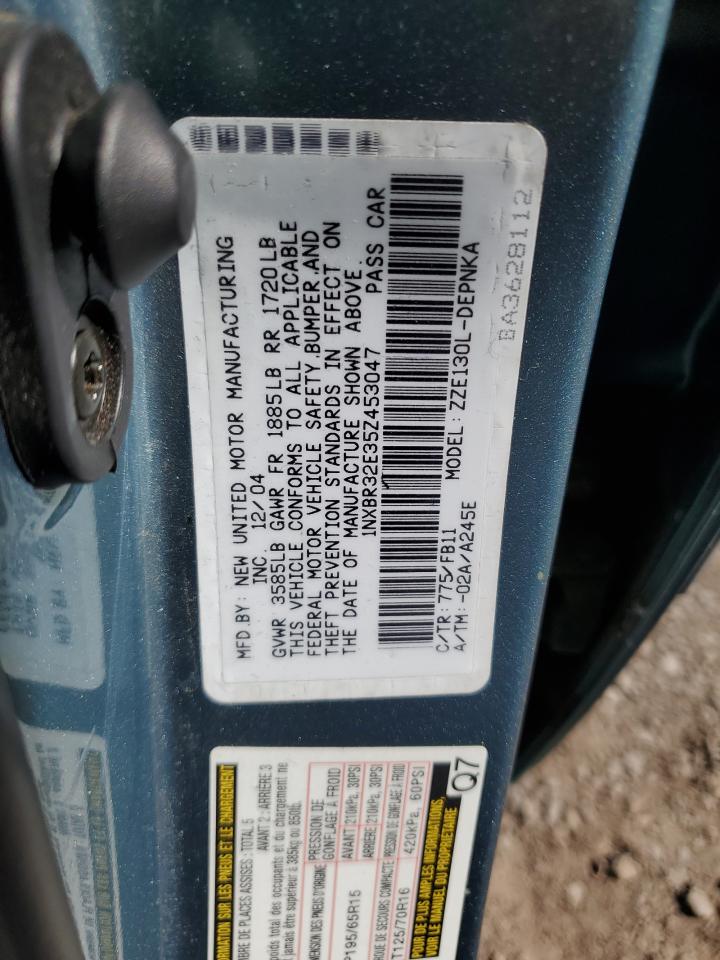 2005 Toyota Corolla Ce VIN: 1NXBR32E35Z453047 Lot: 86335645