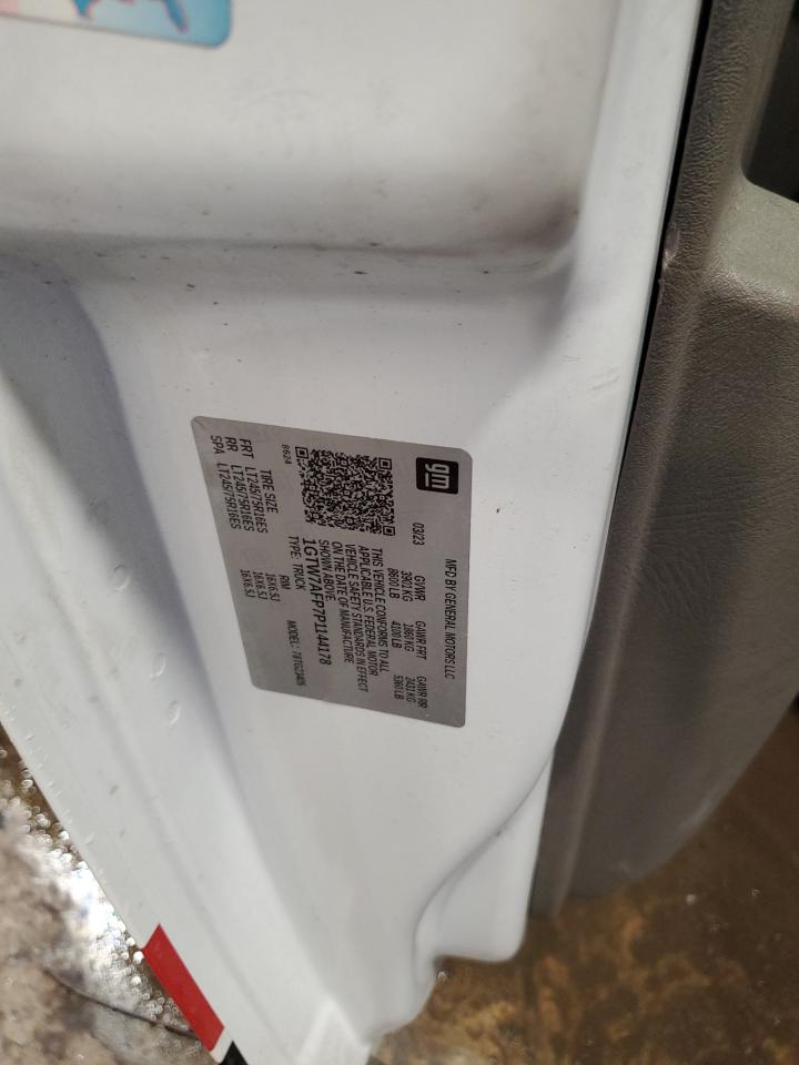 2023 GMC Savana G2500 VIN: 1GTW7AFP7P1144178 Lot: 85686565