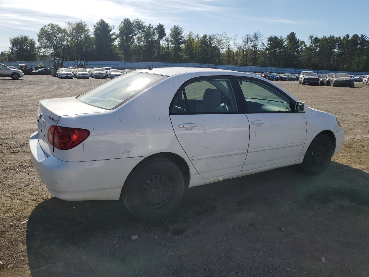 2006 Toyota Corolla Ce white sedan gas JTDBR32E060089201 photo #4