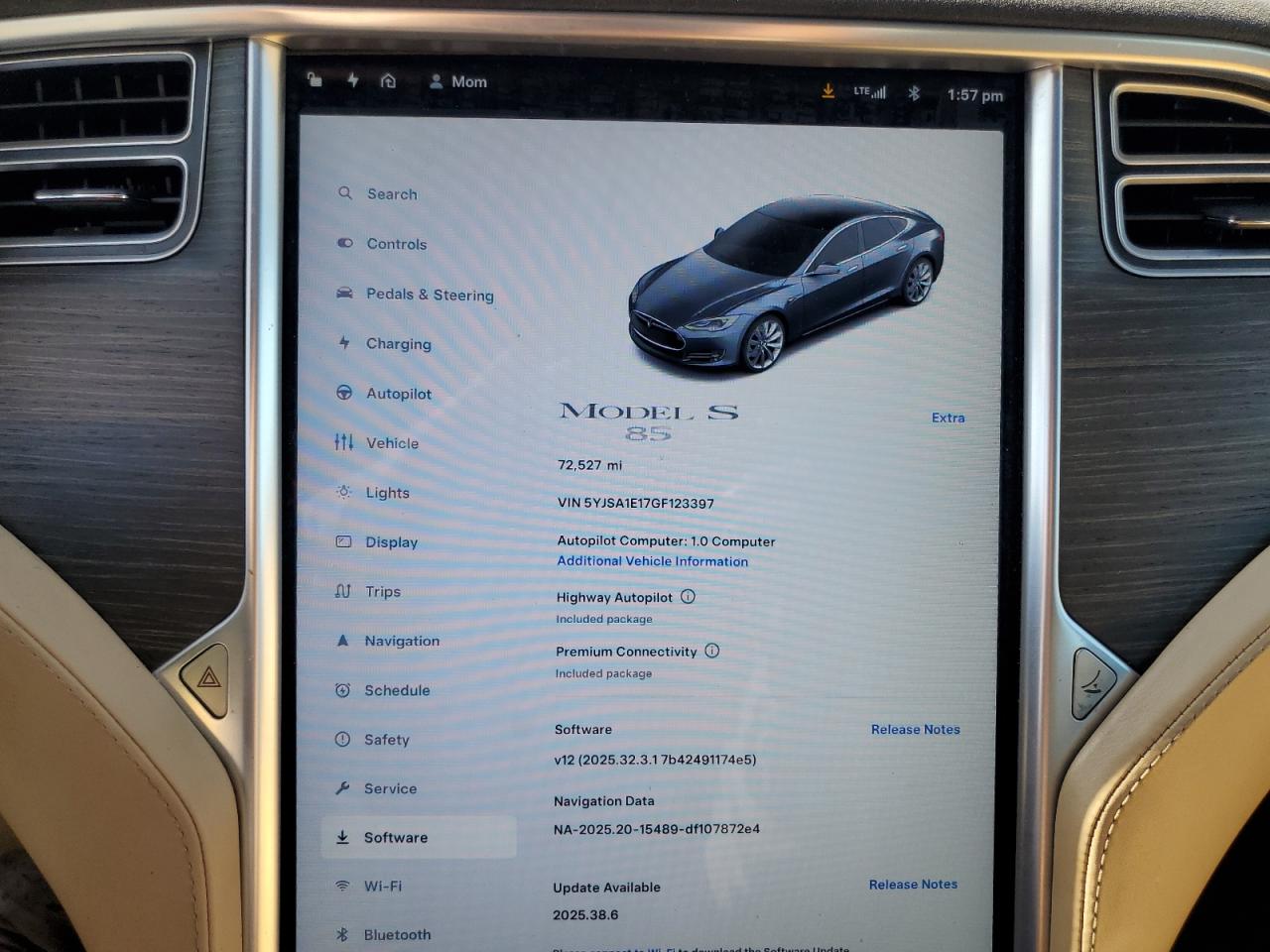 2016 Tesla Model S VIN: 5YJSA1E17GF123397 Lot: 90882405