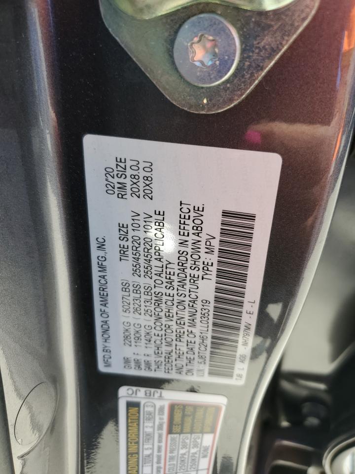 2020 Acura Rdx A-Spec VIN: 5J8TC2H61LL035319 Lot: 87470235