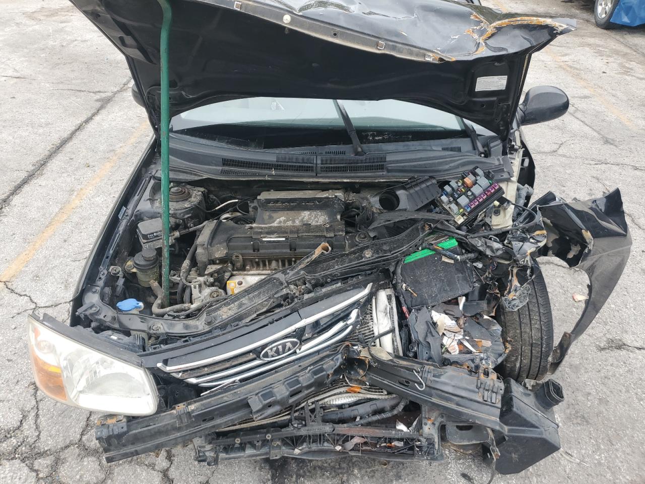 2007 Kia Spectra Ex VIN: KNAFE121775486288 Lot: 90274585