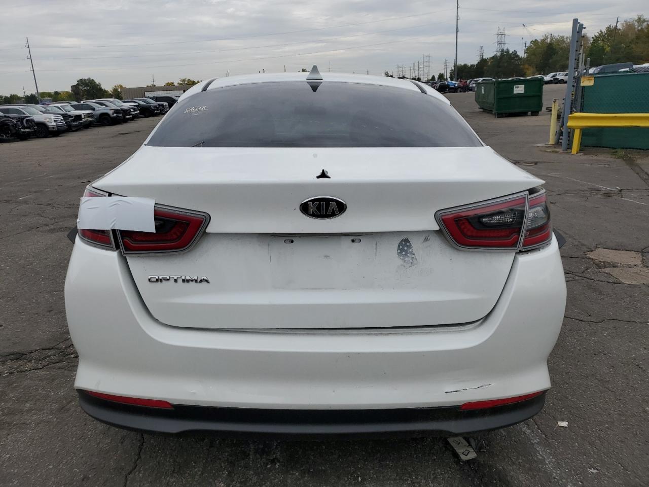 2014 Kia Optima Hybrid VIN: KNAGM4AD6E5066829 Lot: 84436945