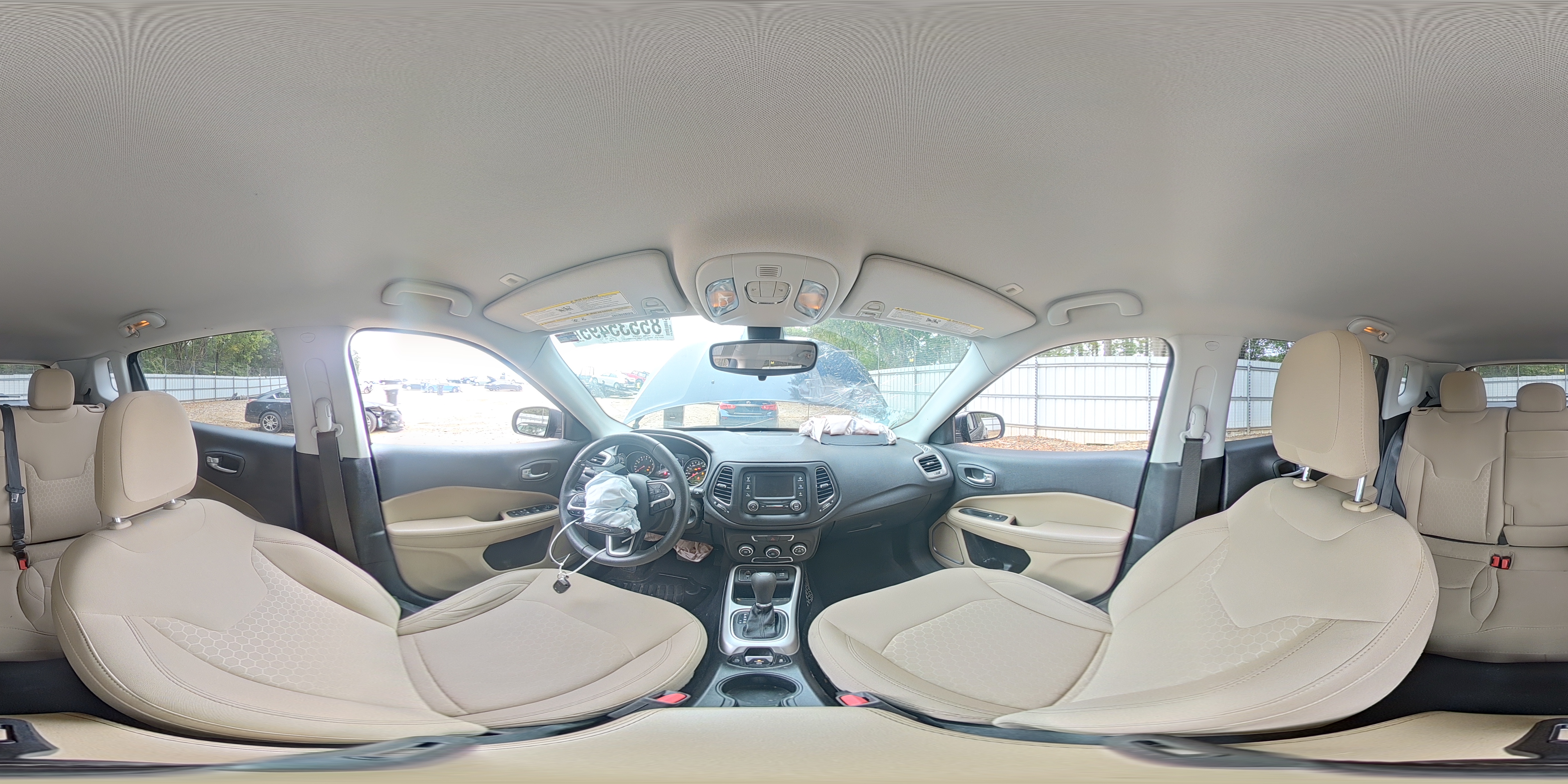 2018 Jeep Compass Sport VIN: 3C4NJCABXJT124835 Lot: 85535495