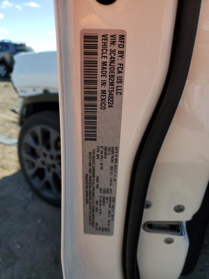 2021 Jeep Compass 80Th Edition VIN: 3C4NJDEB2MT548224 Lot: 82631335