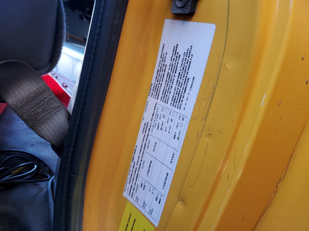 2014 Starcraft Prodigy G3500 - School Bus VIN: 1GB3G2BG1E1166578 Lot: 87114805