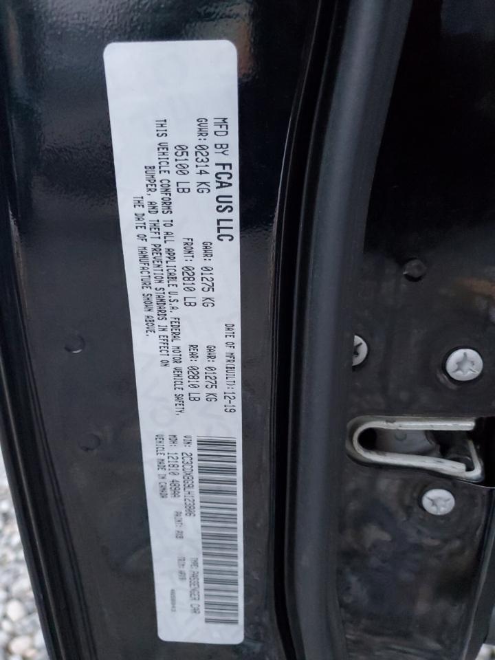 2020 Dodge Charger Sxt VIN: 2C3CDXBG9LH123806 Lot: 82326445