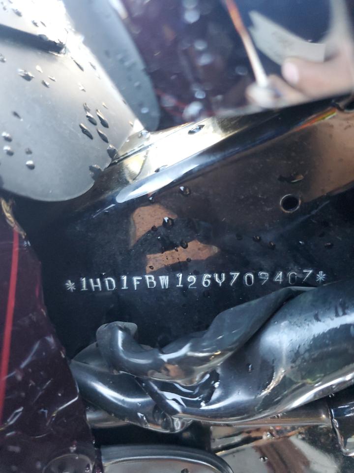 2006 Harley-Davidson Flhri VIN: 1HD1FBW126Y709407 Lot: 85319335