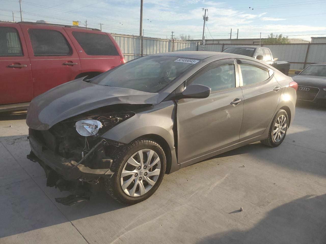 2013 Hyundai Elantra Gls silver null gas 5NPDH4AE0DH220145 photo #1