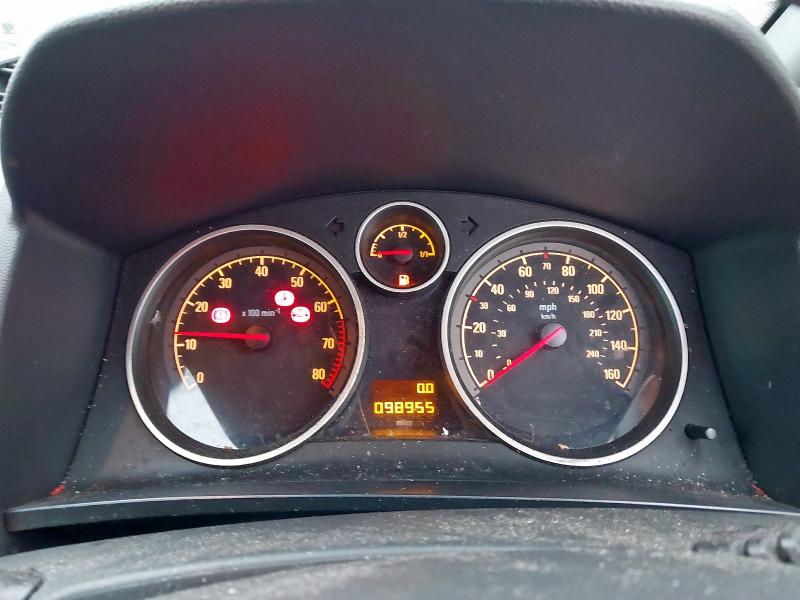 2007 VAUXHALL ZAFIRA 1.6I CLUB 5DR