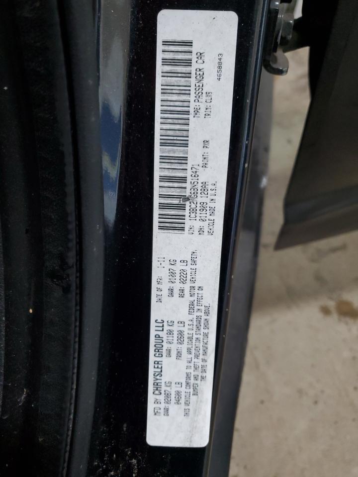 2011 Chrysler 200 Limited VIN: 1C3BC2FG6BN516471 Lot: 82392385