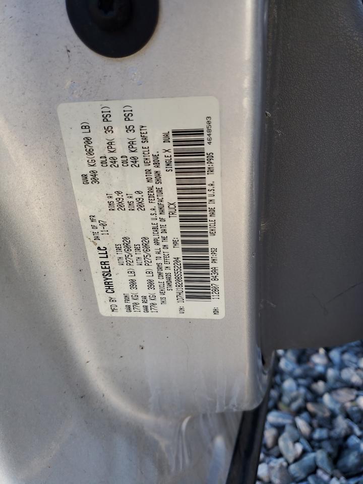 2008 Dodge Ram 1500 St VIN: 1D7HU18208S552204 Lot: 86706145