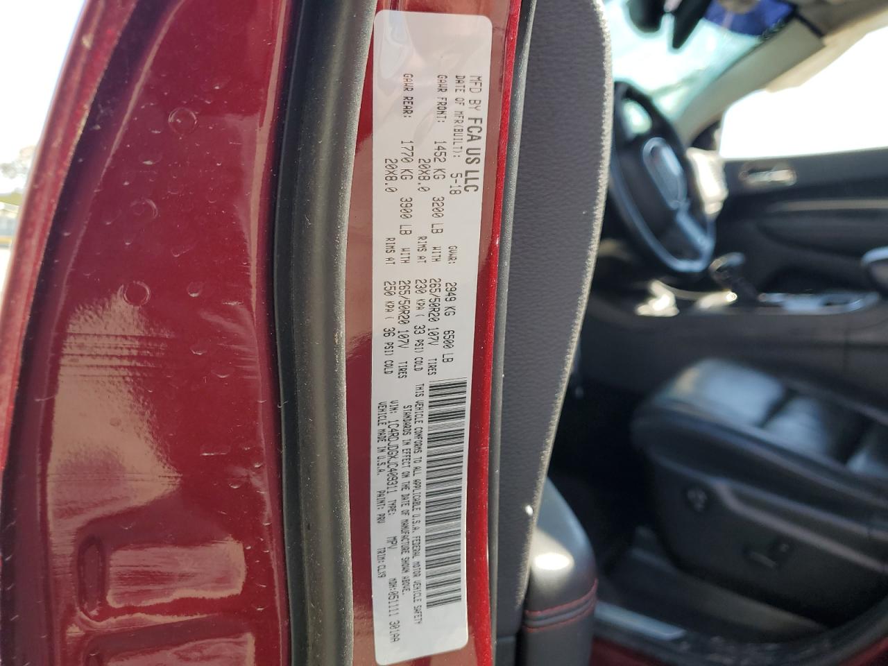 2018 Dodge Durango Gt VIN: 1C4RDJDGXJC409311 Lot: 84766975