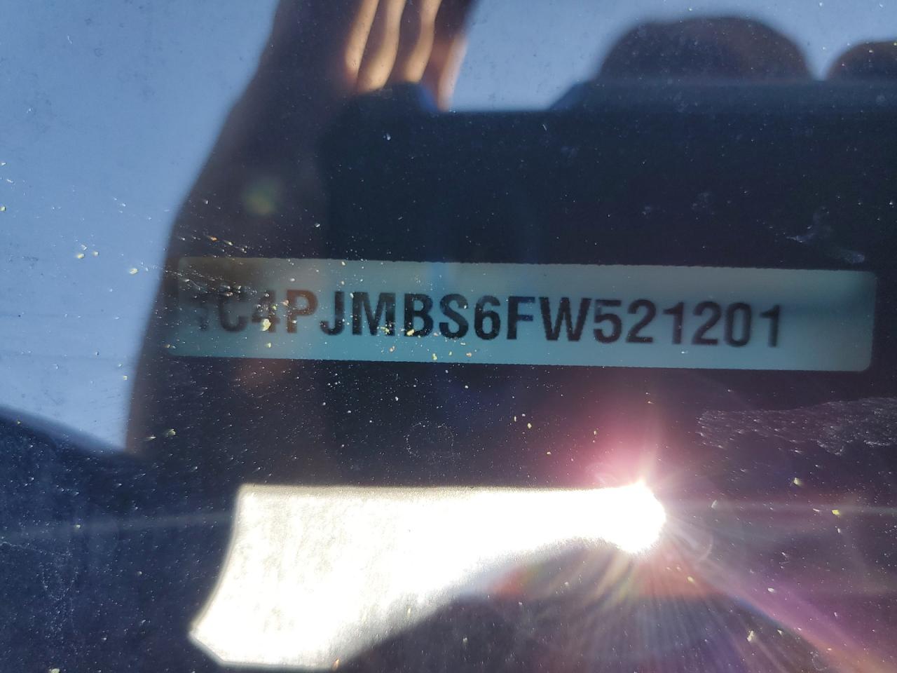 2015 Jeep Cherokee Trailhawk VIN: 1C4PJMBS6FW521201 Lot: 87189945