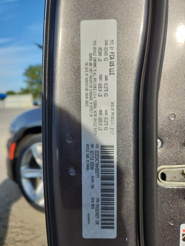 2017 Dodge Charger R/T VIN: 2C3CDXCT0HH583777 Lot: 82296235