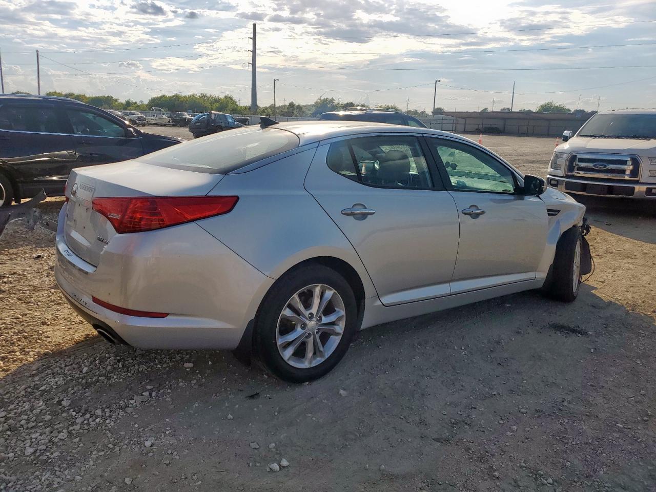 2013 Kia Optima Ex silver null gas 5XXGN4A74DG107205 photo #4